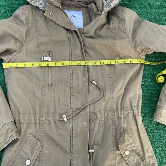 Tan Parka Jacket Women's size S - Picture 6 of 10